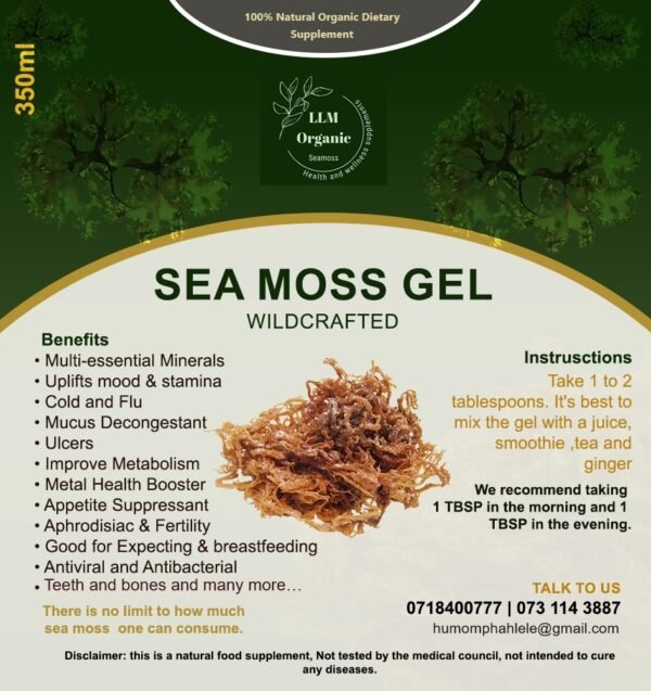 Seamoss Gel 350ml - Image 4